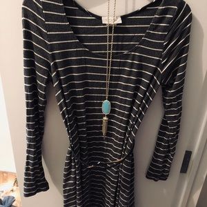 Comfy and flattering long sleeved dress